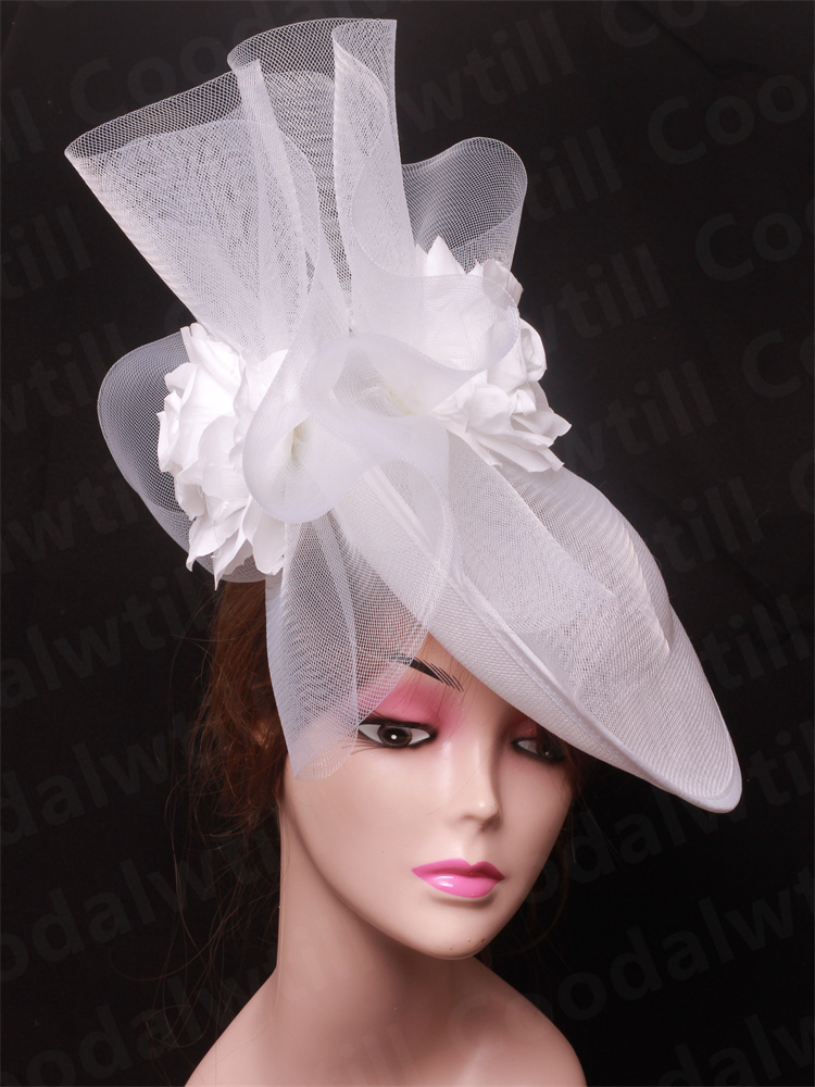 Women'S Fashion Kentucky Derby - 신부 웨딩 메쉬 매혹적인 모자 여성