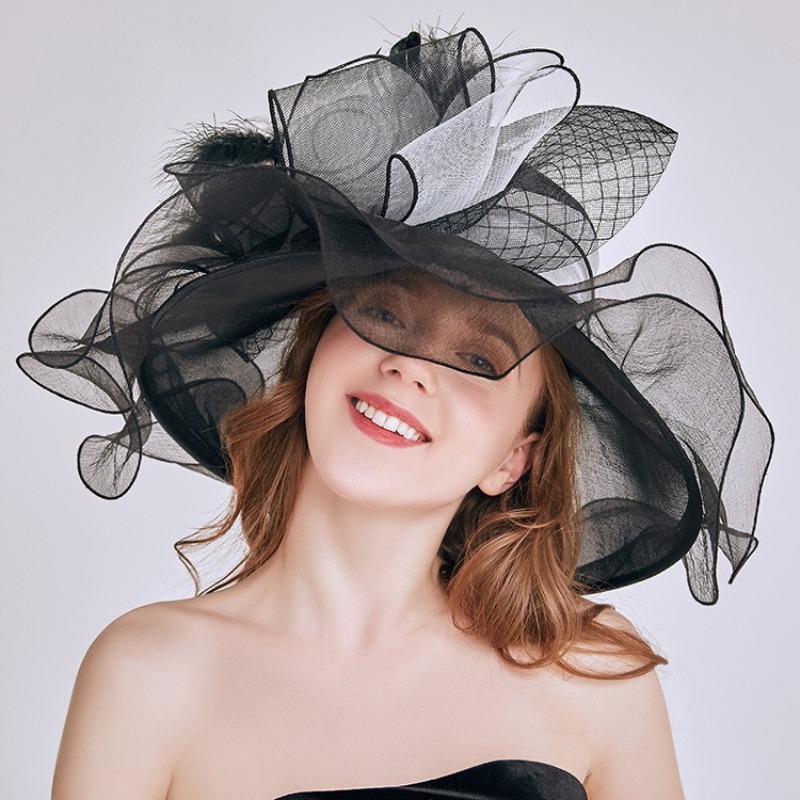 Women'S Fashion Kentucky Derby - 여성용 패션 플라워 파시네이터 모자, 켄터키
