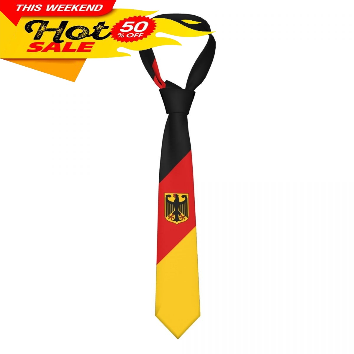 Women Fashion Necktie - 독일 국기 넥타이 엠블럼 넥타이 남성