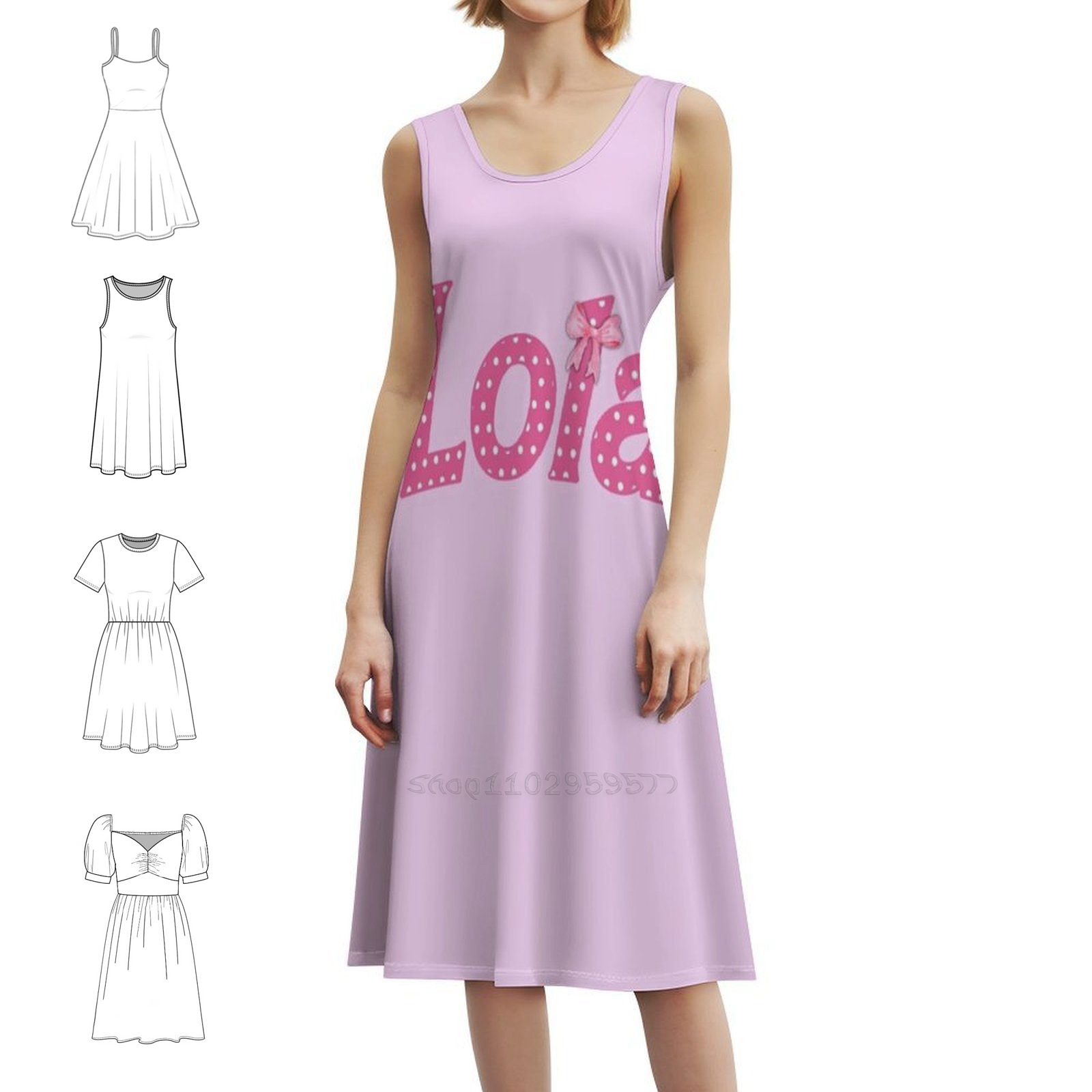Women Fashion Dress Names - 콜리스크 보헤미안 시크 드레스 우아한 패션