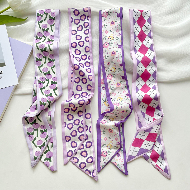 Women Fashion Necktie - 새로운 고급 슬림 숏 여성용 실크