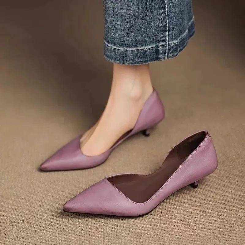 Women'S Fashion Shoes - 여성용 뾰족코 스틸레토 힐 패션 다용도