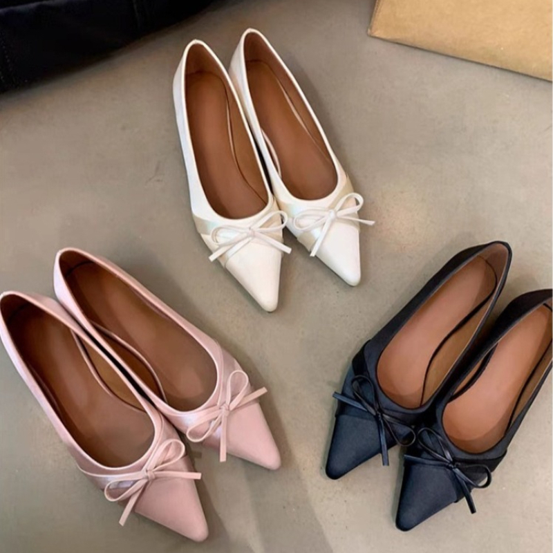 Women'S Fashion Shoes - 여름 신상 시폰 패션 스윗 보우