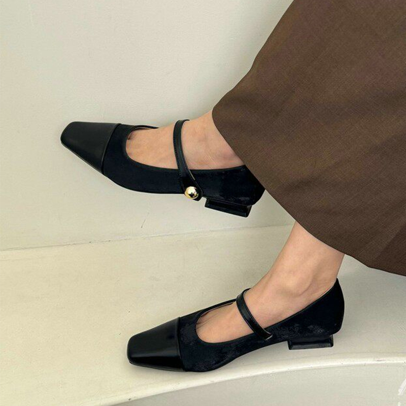 여성용 메리 제인 슈즈, 우아한 청키 슈즈, 디자이너  - Women'S Fashion Shoes 리뷰 및 가격