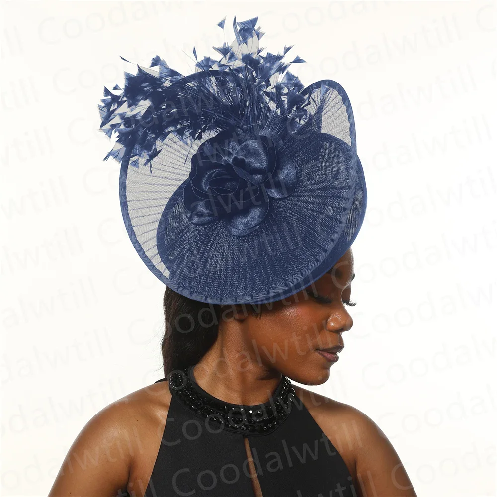 로얄 애 스콧 모자 매혹적인 여성용 티 파티 꽃 웨딩  - Women'S Fashion Kentucky Derby 리뷰 및 가격