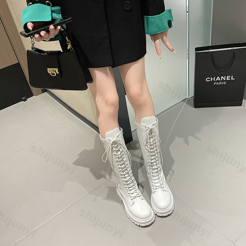 여성 나이트 부츠 플랫폼 청키 슈즈 패션 니하이 부츠  - Women'S Fashion Knee High Boots 리뷰 및 가격