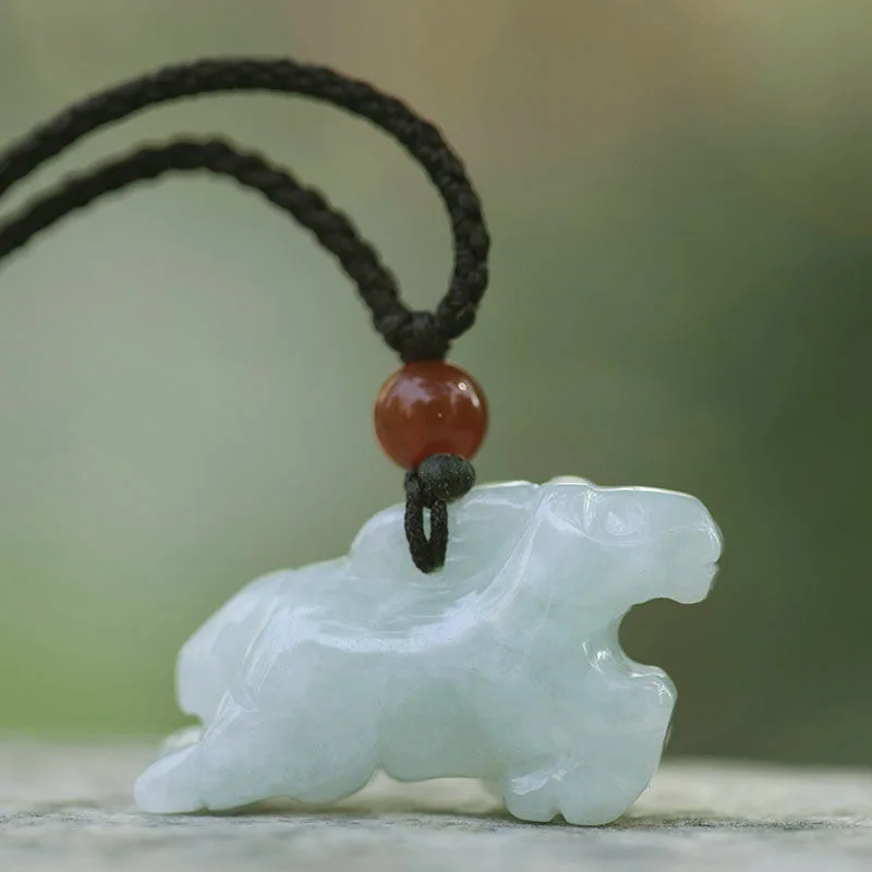 천연 에메랄드 중국 입체 십이지 펜던트 목걸이, 손으로 - Women'S Fashion Jewellery 리뷰 및 가격