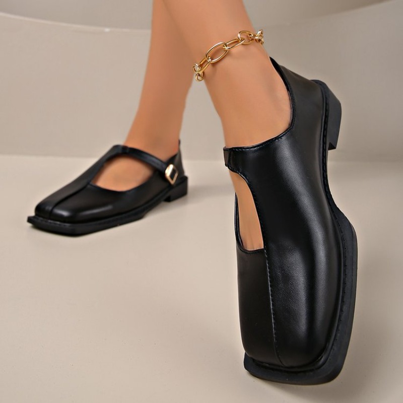 Comemore 레트로 로퍼 여성 가을 패션 스퀘어 토 - Women'S Fashion Shoes 리뷰 및 가격