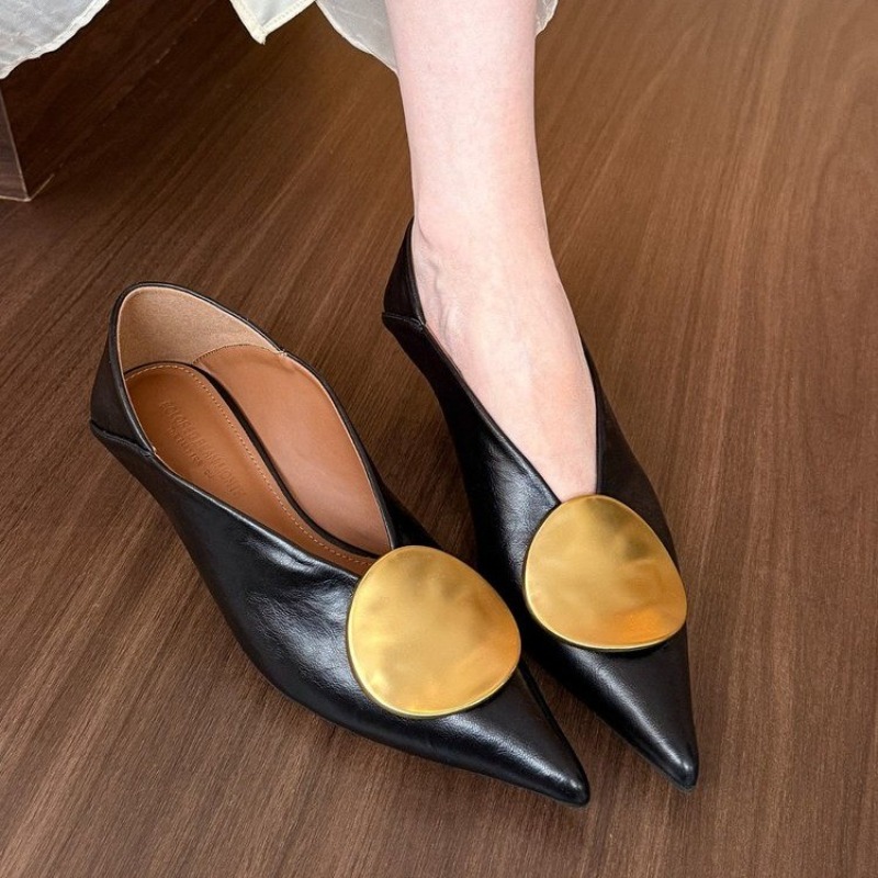 2025 봄 여름 포인티드 토 슬립온 여성 플랫 슈즈  - Women'S Fashion Shoes 리뷰 및 가격