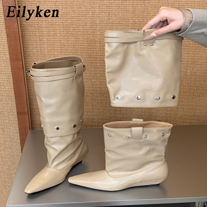 Eilyken 새로운 패션 포인티드 토 여성 니하이 부 - Women'S Fashion Knee High Boots 리뷰 및 가격