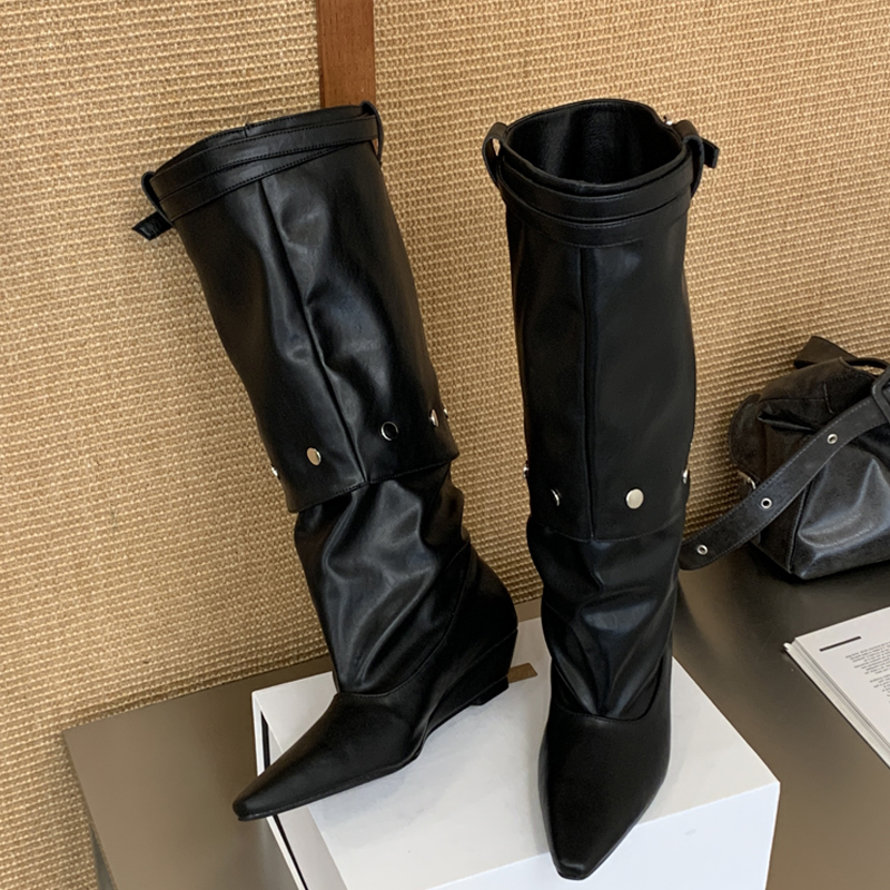 Eilyken 새로운 패션 포인티드 토 여성 니하이 부 - Women'S Fashion Knee High Boots 리뷰 및 가격