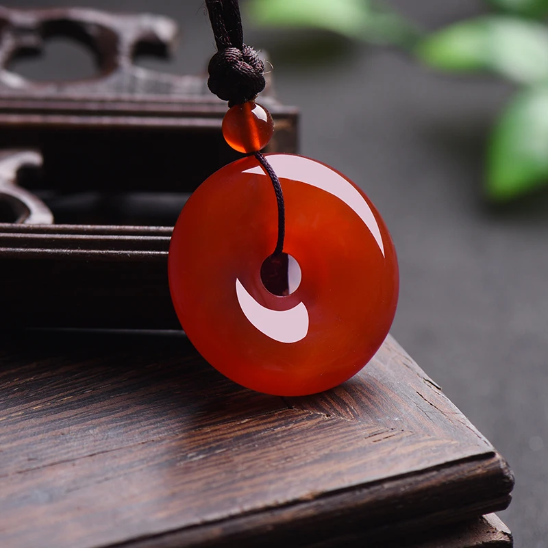 자연 여러 가지 빛깔의 옥 도넛 펜던트 마노 목걸이 패 - Women'S Fashion Jewellery 리뷰 및 가격