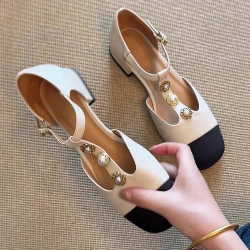 여성 스퀘어 토 힐 샌들 여름 신발 패션 신상 디자이너 - Women'S Fashion Shoes 리뷰 및 가격
