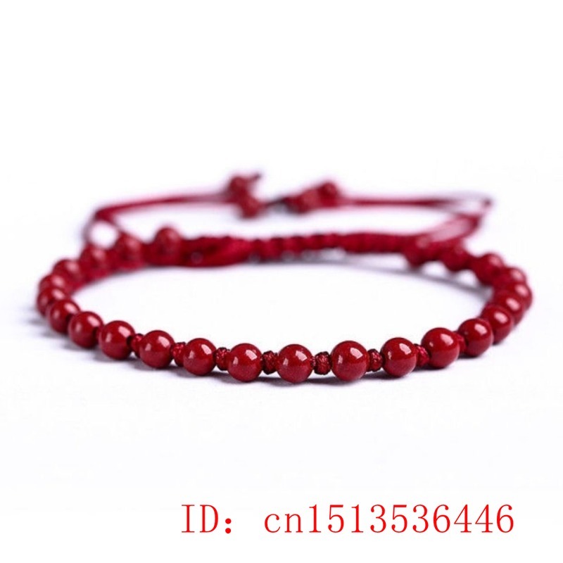 사용자 정의 자연 붉은 진사 6mm 비즈 팔찌 옥 라운 - Women'S Fashion Jewellery 리뷰 및 가격