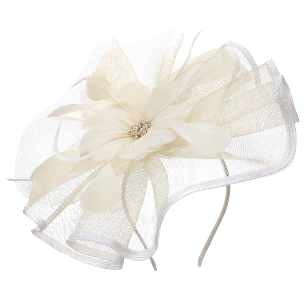 세련된 메쉬 소재의 깃털 장식 헤어 액세서리, 둥근 미 - Women'S Fashion Kentucky Derby 리뷰 및 가격