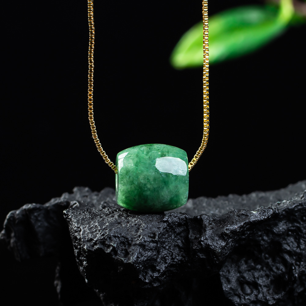 천연 진짜 옥 구슬 펜던트 미얀마 제이드 목걸이 디자이 - Women'S Fashion Jewellery 리뷰 및 가격