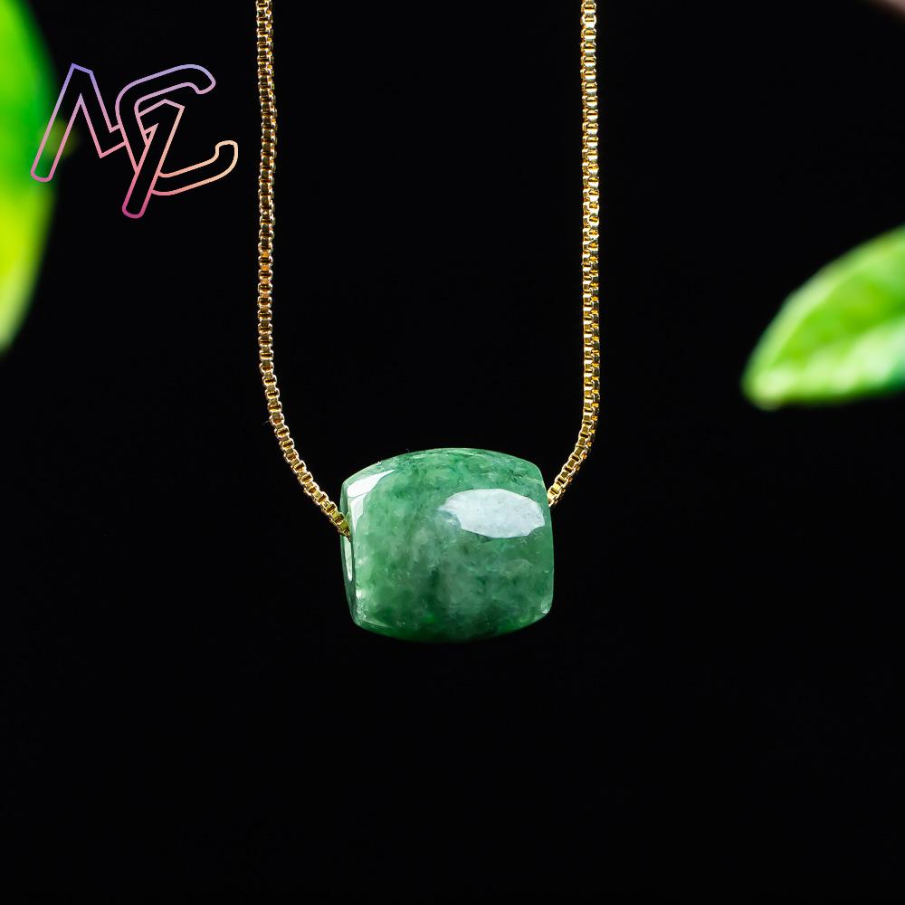 천연 진짜 옥 구슬 펜던트 미얀마 제이드 목걸이 디자이 - Women'S Fashion Jewellery 리뷰 및 가격