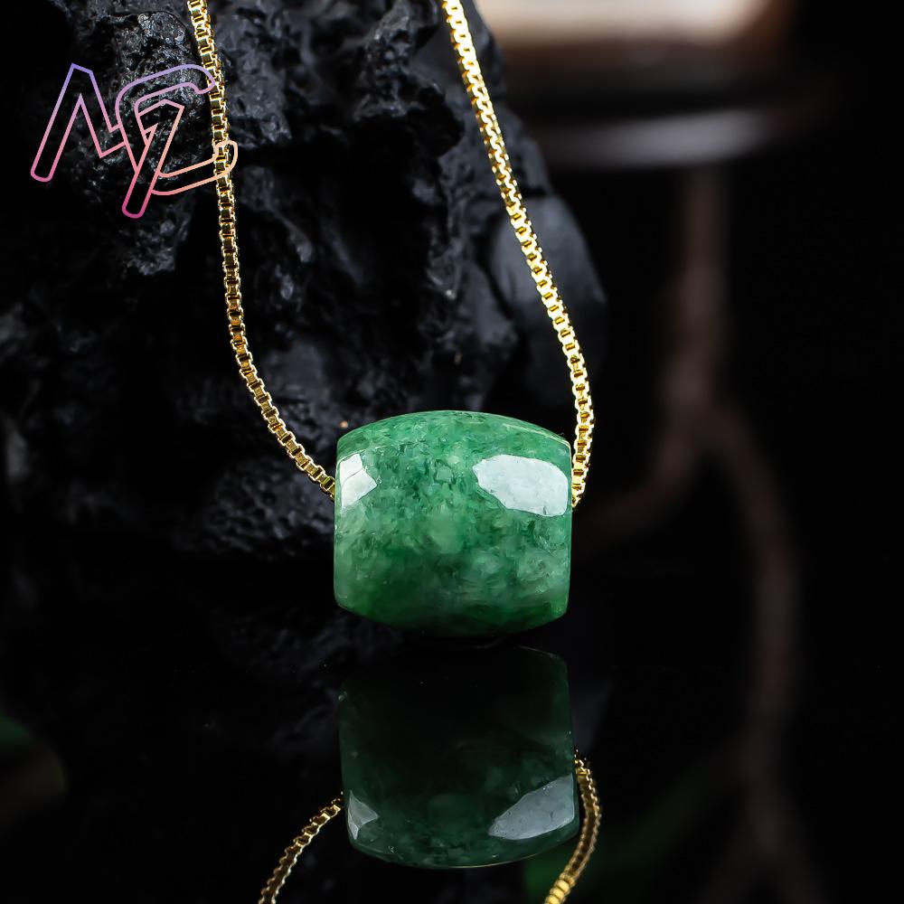 천연 진짜 옥 구슬 펜던트 미얀마 제이드 목걸이 디자이 - Women'S Fashion Jewellery 리뷰 및 가격